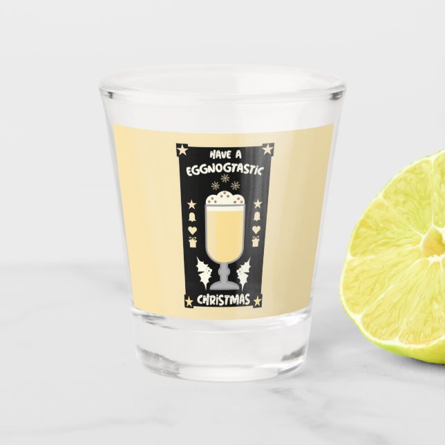 Xmas Eggnog Punch  Shot Glass (Front)