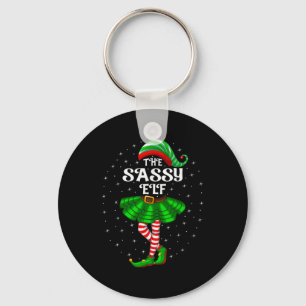 Xmas Family Matching Women Girls Mom The Sy Elf Ch Keychain
