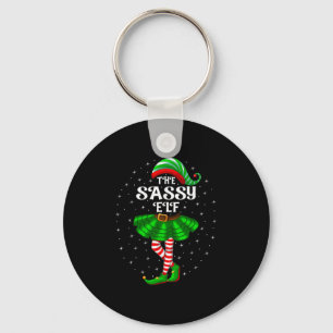 Xmas Family Matching Women Girls Mom The Sy Elf Ch Keychain
