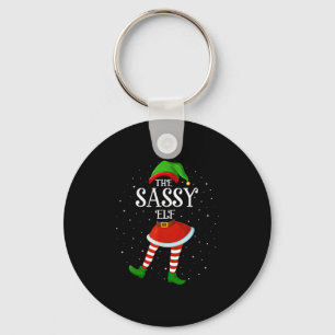 Xmas Family Matching Women Girls The Sy Elf Christ Keychain