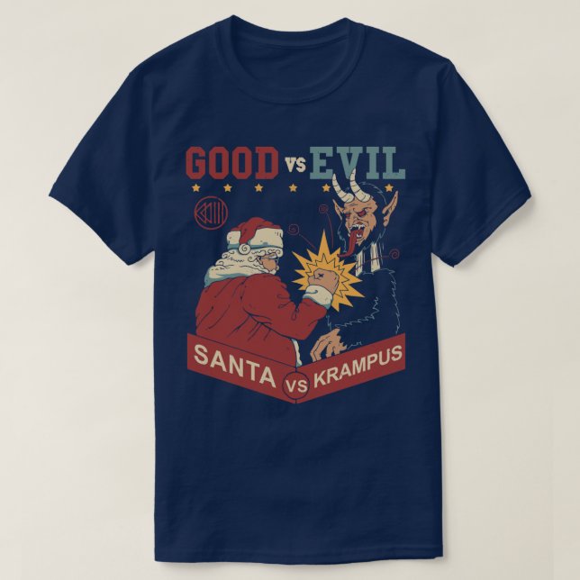 Xmas Fight  T-Shirt (Design Front)