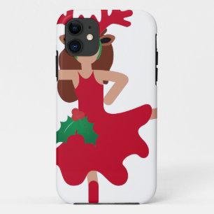 xmas flamenco dancer emoji iPhone 11 case
