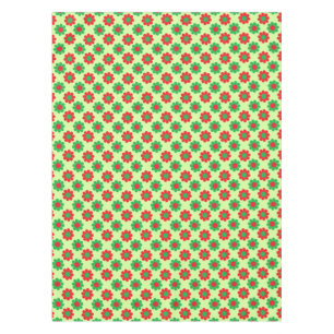 Xmas Flower Power Tablecloth
