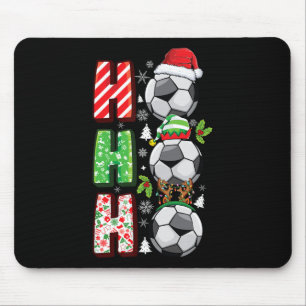 Xmas Footbyll Lovers Boys Kids Teen Funny Christma Mouse Pad
