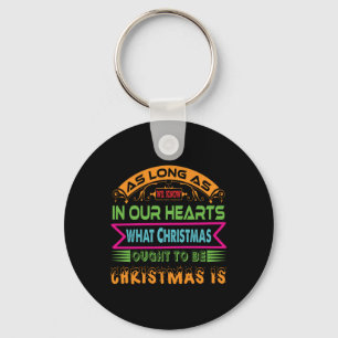 Xmas Gift As Long As We Know Keychain