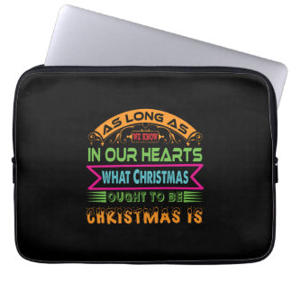 Xmas Gift As Long As We Know Laptop Sleeve