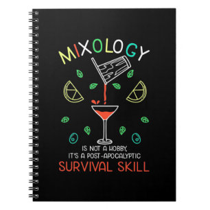Xmas Gift Bartender Mixologist Notebook