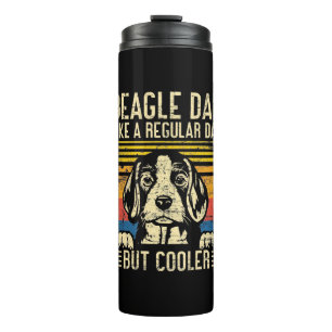Xmas Gift Beagle Dog Dad Thermal Tumbler