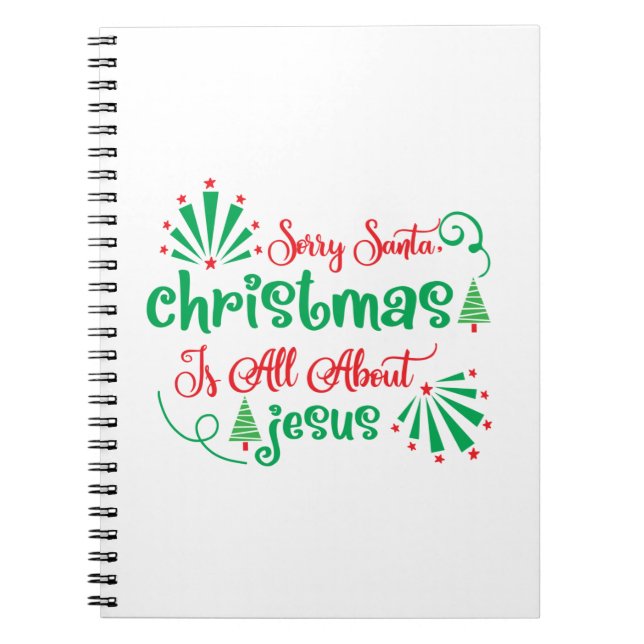 Xmas Gift Christmas Is All Notebook (Front)