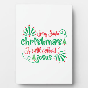 Xmas Gift Christmas Is All Plaque