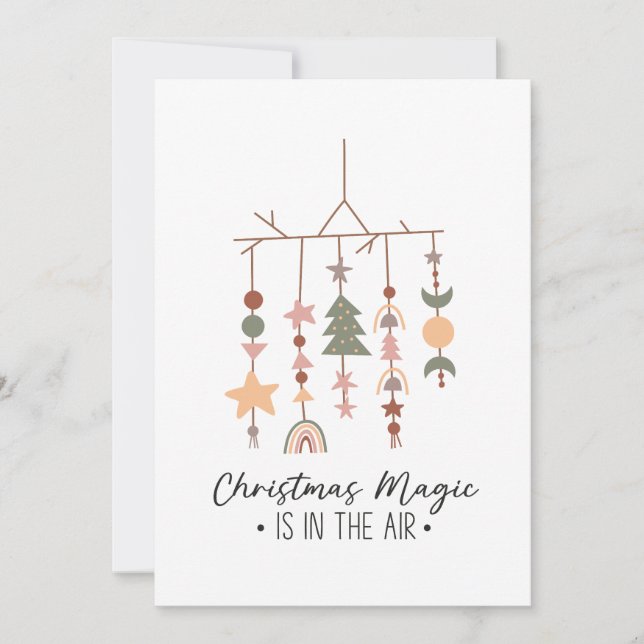 Xmas Gift Christmas Magic Is In The Air Invitation (Front)