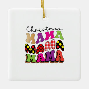 Xmas Gift Christmas Mama Mama Ceramic Ornament