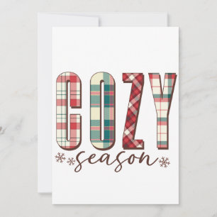 Xmas Gift Cozy Season Invitation
