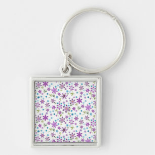 Xmas Gift Cute Floral Ditsy Keychain