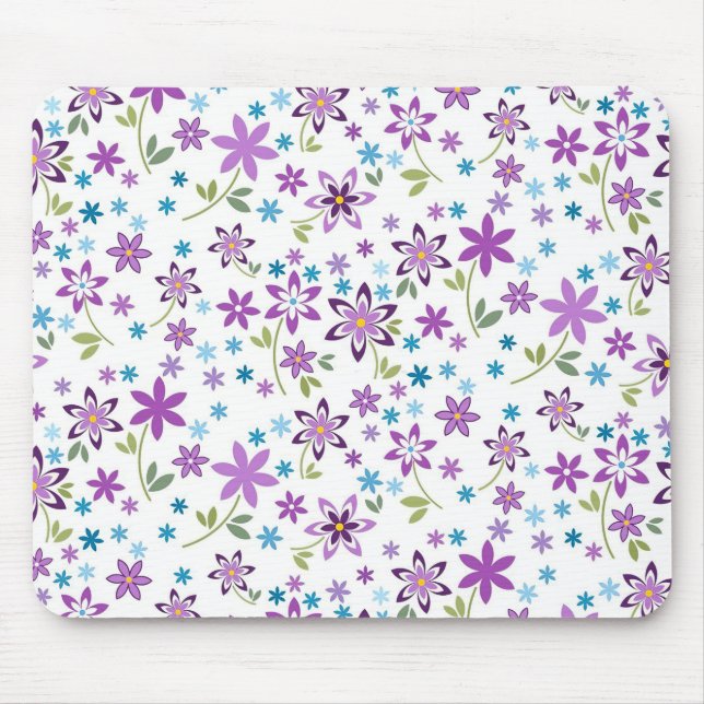Xmas Gift Cute Floral Ditsy Mouse Pad (Front)