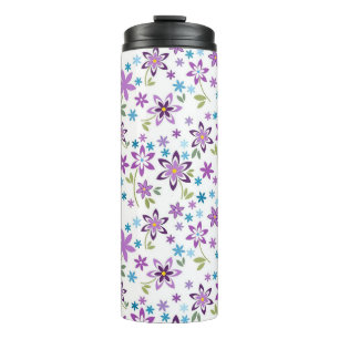 Xmas Gift Cute Floral Ditsy Thermal Tumbler