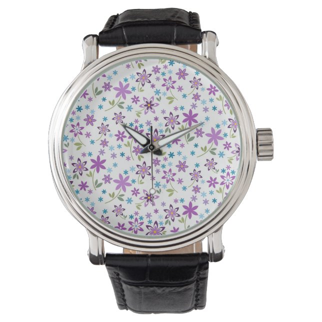 Xmas Gift Cute Floral Ditsy Watch (Front)
