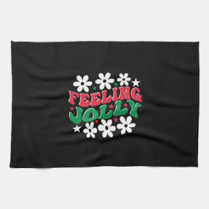 Xmas Gift Feeling Jolly Kitchen Towel