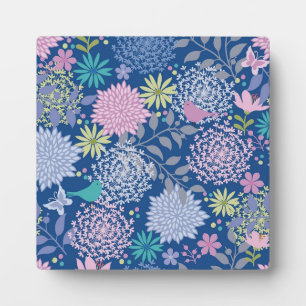 Xmas Gift Floral 60th Birthday Plaque