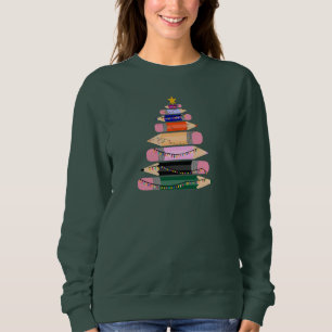 Xmas Gift For Teacher, Pen Merry Christmas Tree Sweatshirt