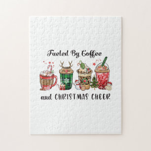 Xmas Gift Fuelled By Coffee And Christmas Cheer Jigsaw Puzzle