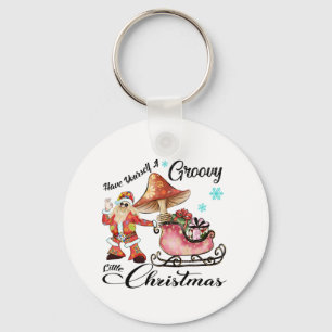 Xmas Gift Have Yourself A Groovy Keychain