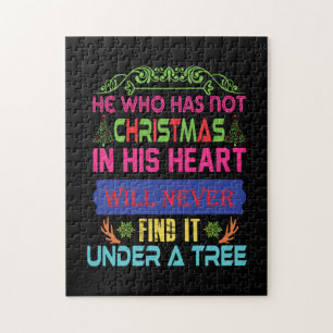 Xmas Gift He Who Has Not Christmas Jigsaw Puzzle