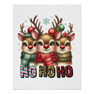Xmas Gift Ho Ho Ho Poster