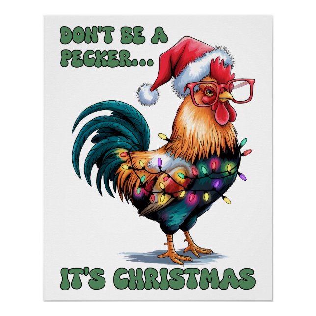 Xmas Gift It Is A Chritsmas Poster (Front)