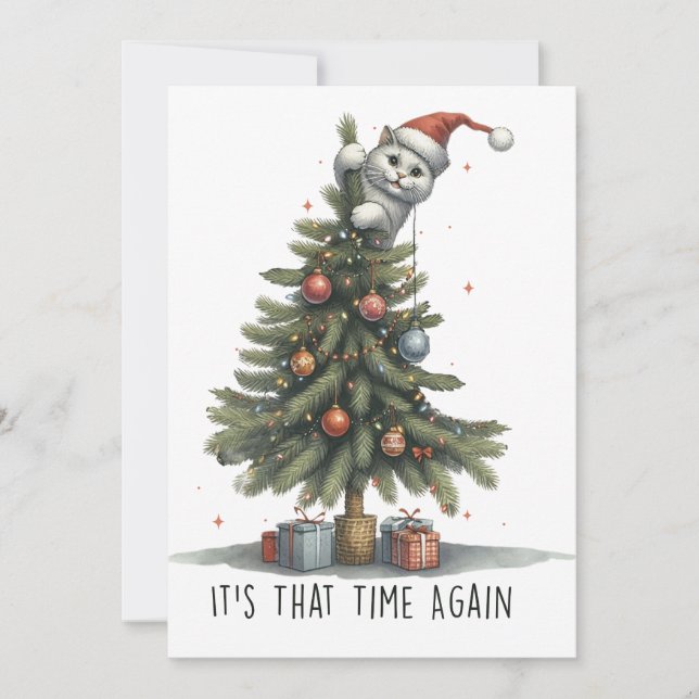 Xmas Gift It Is That Time Again Holiday Card (Front)