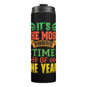 Xmas Gift It Is The Most Wonderful Time Thermal Tumbler