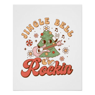 Xmas Gift Jingle Bell Rockin Poster