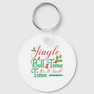 Xmas Gift Jingle Bell Time Keychain