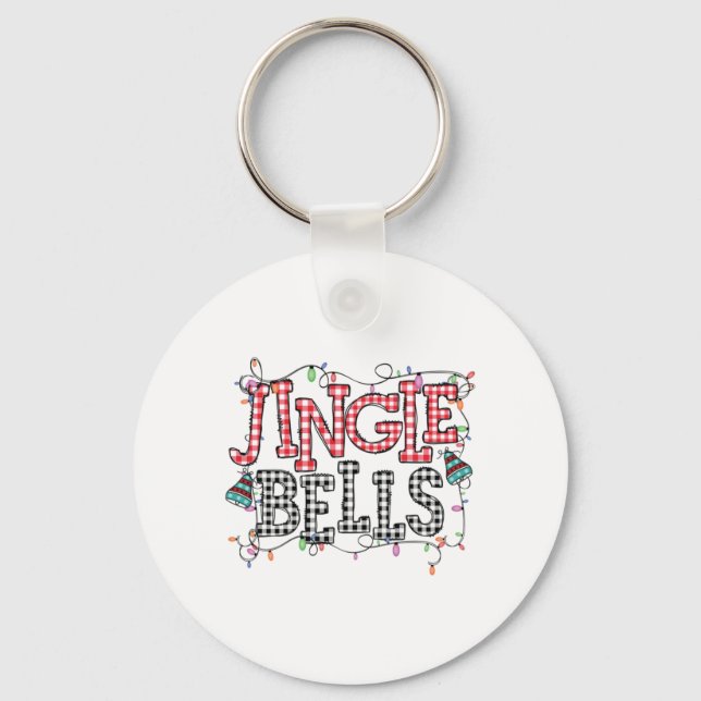 Xmas Gift Jingle Bells Keychain (Front)