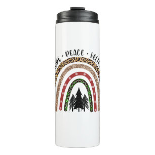 Xmas Gift Joy Love Hope Peace Thermal Tumbler