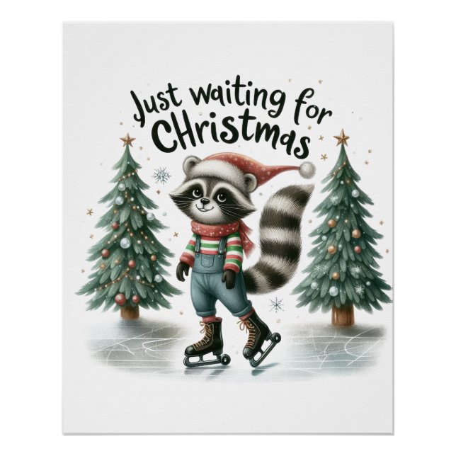 Xmas Gift Just Waiting For Christmas Poster (Front)