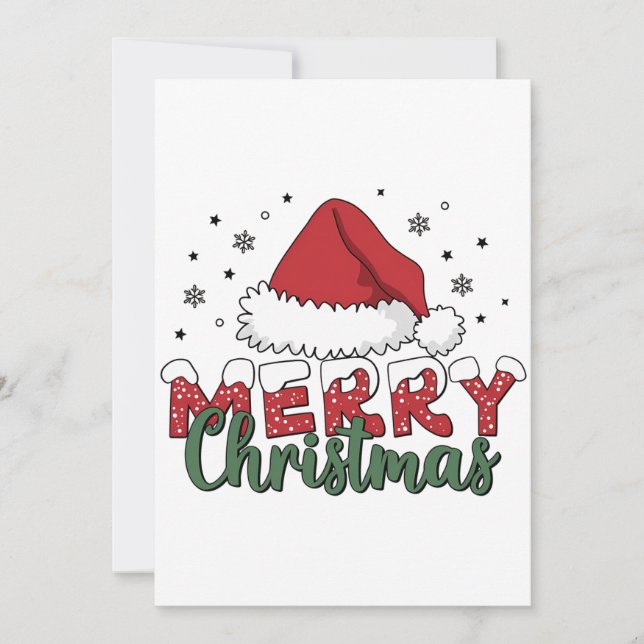 Xmas Gift Merry Christmas Invitation (Front)