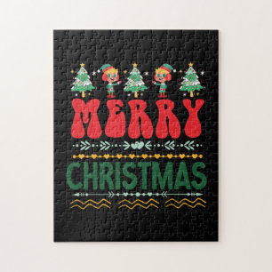 Xmas Gift Merry Christmas Jigsaw Puzzle