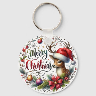 Xmas Gift Merry Christmas Keychain