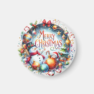 Xmas Gift Merry Christmas Magnet