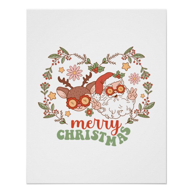 Xmas Gift Merry Christmas Poster (Front)