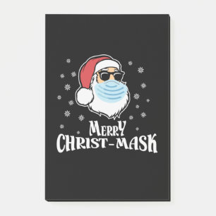 Xmas Gift Merry Christmask Post-it Notes
