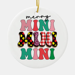 Xmas Gift Merry Mimi Ceramic Ornament