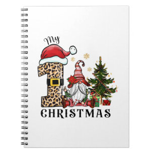 Xmas Gift My First Christmas Notebook