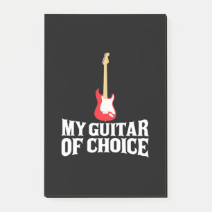 Xmas Gift My Guitar Of Choice Post-it Notes