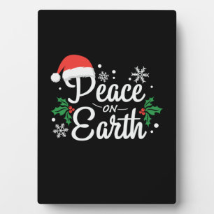 Xmas Gift Peace On Earth Plaque
