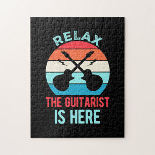 Xmas Gift   Relax The Guitarist Is Here Jigsaw Puzzle