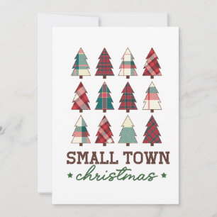 Xmas Gift Small Town Christmas Invitation
