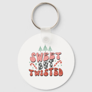 Xmas Gift Sweet But Twisted Keychain