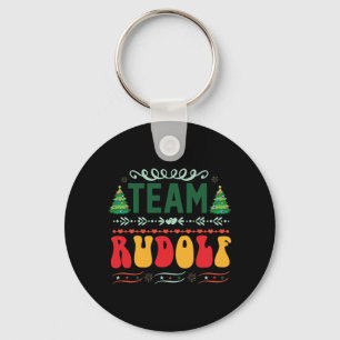 Xmas Gift Team Rudolf Keychain